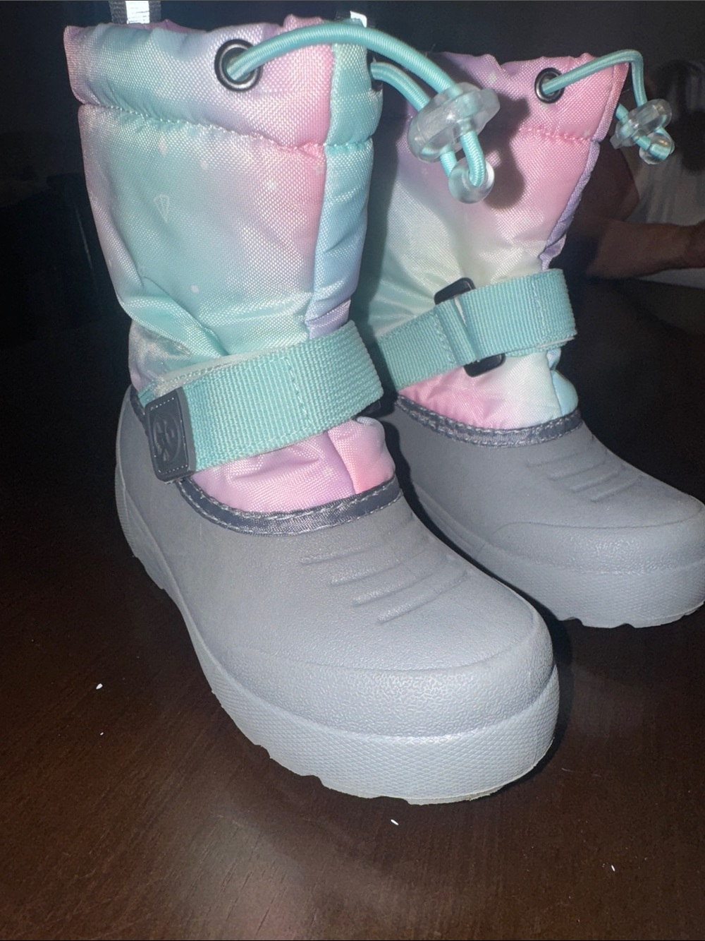 Northside Kids Rain & Snow Boots in Pastel Pink, Mint, and Gray